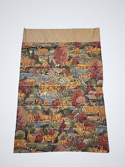 New Handcrafted Standard Fall Pillowcase Deer