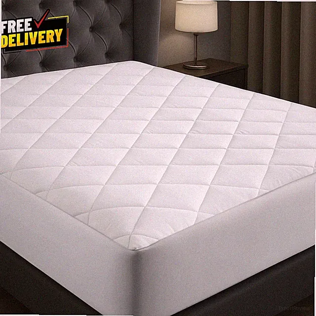 Niagara Cotton Mattress Pad Queen 60X80 Non Noisy Cooling Breathable Ultra....