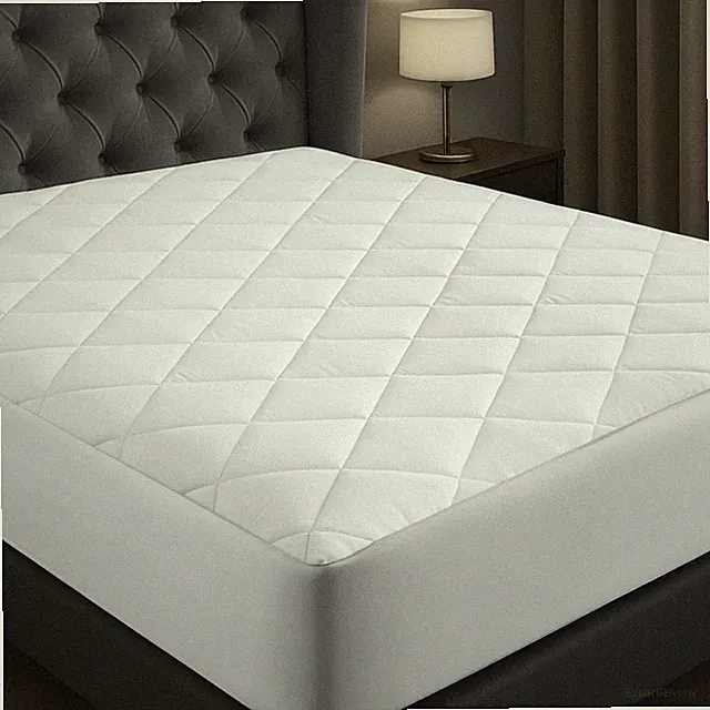 Niagara Cotton Mattress Pad Queen 60X80 - Non Noisy Cooling Breathable Ultra Plu