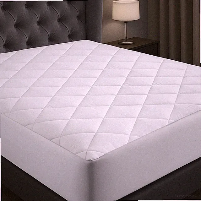 Niagara Cotton Mattress Pad Twin 39x75 - Non Noisy Cooling Breathable Ultra P...