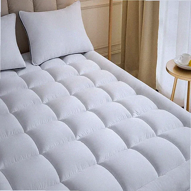 Niagara Microfiber Full Mattress Topper - Pillow Mattress Cover Quilted Fitted C
