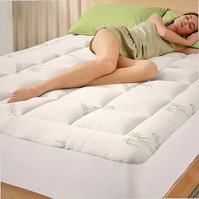 Niagara Queen Mattress Pad Topper, 600 GSM Fill - Breathable Viscose Derived fro