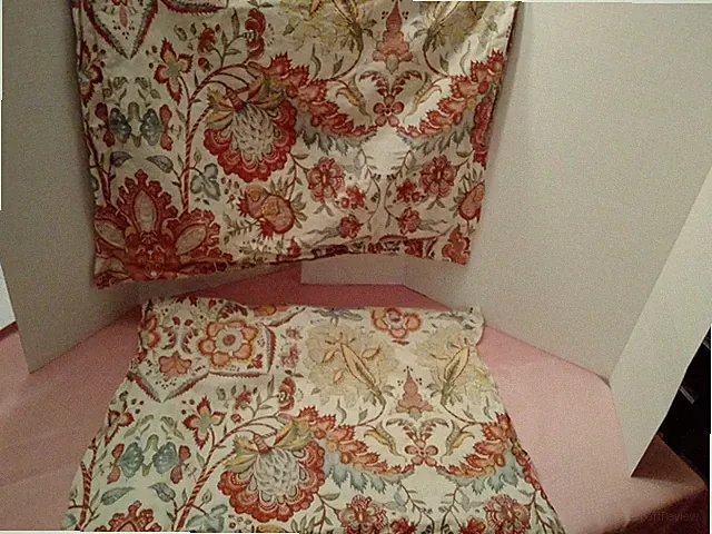 Pottery Barn Paisley 2 Standard Pillow Sham Case Cover Rust Fall Floral