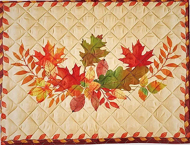 Sham Autumn Fall Leaf Sham, 1 Standard Pillow Sham